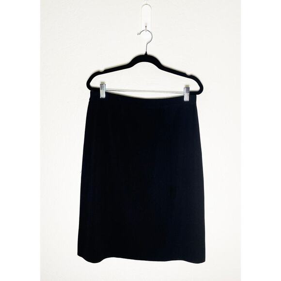 Exclusively Misook Womens Straight Knee Length Pencil Skirt Knit Pull On Acrylic - Picture 5 of 9